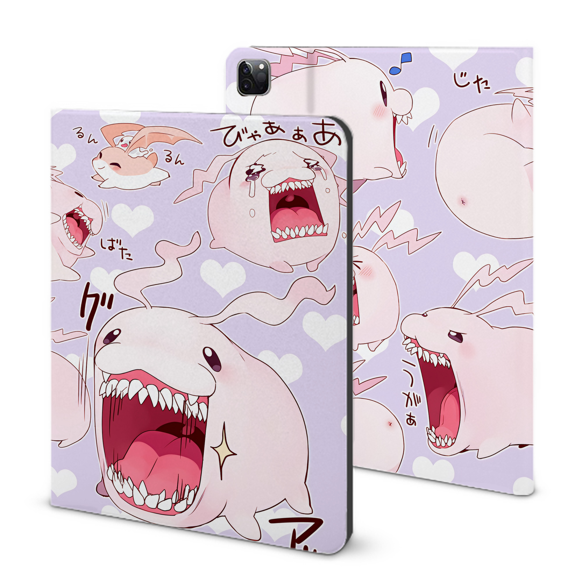 （画像用） Digimon デジタルモンスター/デジモン IPad ケース ブック型 PUレザー TPU 耐衝撃 軽量 薄型 ペン収納なし 全面保護 IPad 各モデル対応